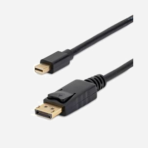 StarTech.com Câble Mini DisplayPort vers DisplayPort 3m - MDP2DPMM10 - 4K 60Hz - HBR2 - M/M - DP 1.2 - HDCP - DPCP - Noir - Contacts Or - Miniature 4