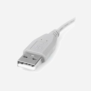 StarTech.com Câble USB 2.0 - USB A vers Mini-USB B Mâle/Mâle 0.15m - 480 Mbit/s - PVC gris - AWG 30 - RoHS - USB2HABM6IN - Miniature 2