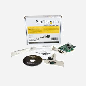 StarTech.com Carte PCIe 2 Ports Série RS232, UART 16550, Faible Encombrement, Chipset ASIX MCS9922CV-AA, Débit 460.8 Kbps, Windows/macOS/Linux - Miniature 4