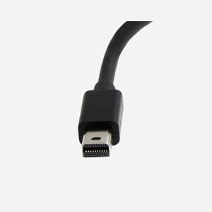 StarTech.com Adaptateur Mini DisplayPort vers DVI-D Actif, 1920x1200 60Hz, mDP 1.2, HDCP 1.3, Câble 0.12m, Noir, Compatible Thunderbolt - Miniature 2