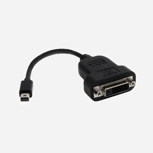 StarTech.com Adaptateur Mini DisplayPort vers DVI-D Actif, 1920x1200 60Hz, mDP 1.2, HDCP 1.3, Câble 0.12m, Noir, Compatible Thunderbolt - Miniature 1