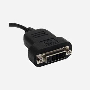 StarTech.com Adaptateur Mini DisplayPort vers DVI-D Actif, 1920x1200 60Hz, mDP 1.2, HDCP 1.3, Câble 0.12m, Noir, Compatible Thunderbolt - Miniature 3