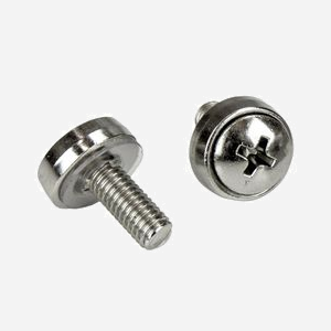 StarTech.com Kit 100 Vis et Écrous Cage M5 pour Rack Serveur - Tête Bombée - Acier Zingué - Longueur 12mm - Conforme RoHS, TAA, CE, REACH - Miniature 2