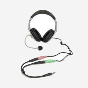 StarTech.com Adaptateur Audio MUYHSMFF : Mini-Jack 3.5mm Mâle vers 2x Femelle (Casque + Micro) - PVC Noir, Longueur 0.2m, Contacts Nickel - Miniature 4