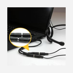 StarTech.com Adaptateur Audio MUYHSMFF : Mini-Jack 3.5mm Mâle vers 2x Femelle (Casque + Micro) - PVC Noir, Longueur 0.2m, Contacts Nickel - Miniature 5