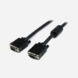 StarTech.com Câble VGA 10m M/M - Résolution 1920x1200 - Coaxial - Noir - Contacts Nickel - Compatible VGA (D-Sub) - MXTMMHQ10M
