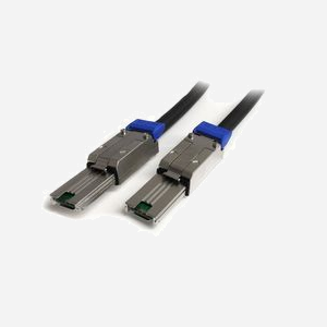 StarTech.com Câble SAS Externe 2m SFF-8088 vers SFF-8088 6 Gb/s - ISAS88882 - Mâle/Mâle - Noir - Conforme TAA - Miniature 1