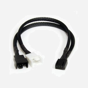 StarTech.com FAN8025PWM Ventilateur 80mm PWM 2500 tr/min, 28dB, 25.02 CFM, 12V, Connecteur Molex 4-Pin pour Boîtier PC - Miniature 2