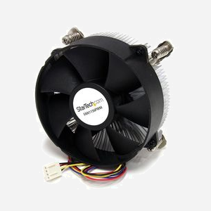 StarTech.com FAN1156PWM : Ventilateur CPU 95mm avec dissipateur thermique pour Socket LGA1156/1155, PWM, 65.61 CFM, 3000 RPM, 12V, MTBF 40000h - Miniature 1