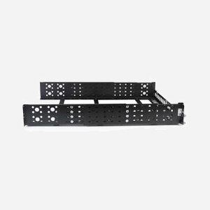StarTech.com UNIRAILS2U Rails Universels 2U 19" Profondeur Réglable 42-105.4cm, Acier, Charge 45.3kg, Compatible EIA-310, Gestion Câbles, Kit Montage - Miniature 2