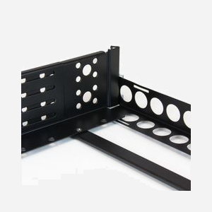 StarTech.com UNIRAILS2U Rails Universels 2U 19" Profondeur Réglable 42-105.4cm, Acier, Charge 45.3kg, Compatible EIA-310, Gestion Câbles, Kit Montage - Miniature 4