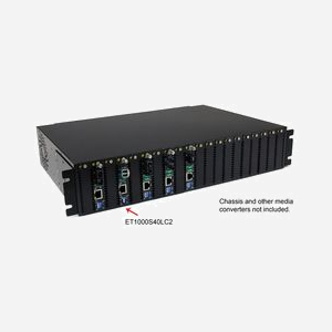 StarTech.com ET1000S40LC2 Convertisseur Fibre Optique Gigabit Ethernet Monomode LC 1000Base-T vers 1000Base-LX/SX 40km 1310nm - Miniature 4