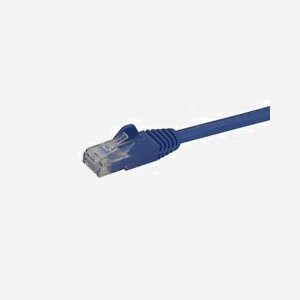 StarTech.com Câble Cat6 UTP 2m Bleu - RJ45 M/M, Gigabit Ethernet 1000Base-T(X), 24 AWG Cuivre, PoE, Anti-Accroc, Contacts Or 50µ, PVC Bleu - Miniature 2