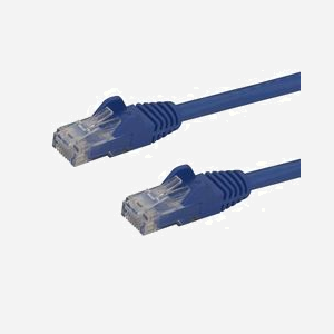 StarTech.com N6PATC5MBL Câble Réseau Cat6 U/UTP 5m Bleu, RJ45 Mâle/Mâle, Contacts Or 50µ, 24 AWG, PoE, Gigabit Ethernet 1000Base-T(X)