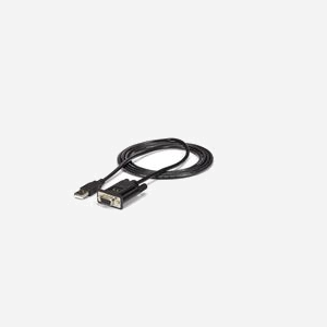 StarTech.com ICUSB232FTN - Adaptateur USB vers RS232 Null Modem DB9, FTDI, 921.6Kbps, FIFO 256o, Windows/macOS/Linux, Longueur 1.7m - Miniature 1