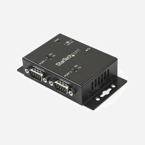 StarTech.com Hub Industriel USB 2.0 vers Série RS232 2 Ports ICUSB2322I, Boîtier Acier, Montage Mural/Rail DIN, Chipset FTDI FT232RL, Windows/macOS/Linux - Miniature 1