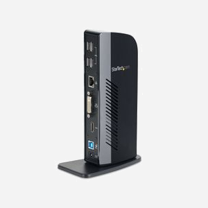 StarTech.com USB3SDOCKHD : Station d'accueil USB 3.0 Double Écran HDMI/DVI, 6x USB-A (2x USB 3.0, 4x USB 2.0), GbE, Audio, Compatible Windows/macOS/ChromeOS - Miniature 3