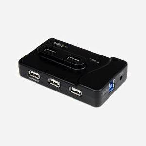 StarTech.com Hub USB 3.2 Gen 1 & 2.0 - 6 Ports (2x USB 3.2 Gen 1 Type-A, 4x USB 2.0) - Port de Charge 2A - Chipset VIA/VLI VL813 - Noir