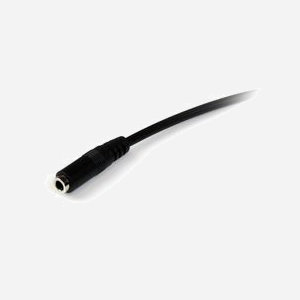 StarTech.com MUHSMF2M : Câble d'Extension Audio TRRS 3.5mm Mâle/Femelle 4 positions, 2m, Contacts Nickel, PVC Noir - Miniature 3
