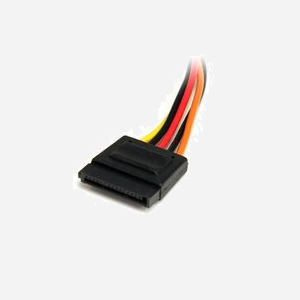 StarTech.com Câble d'Extension Alimentation SATA 15 Broches SATAPOWEXT12 - 30cm, Connecteurs Mâle/Femelle, AWG 18, RoHS, CE, REACH - Miniature 3