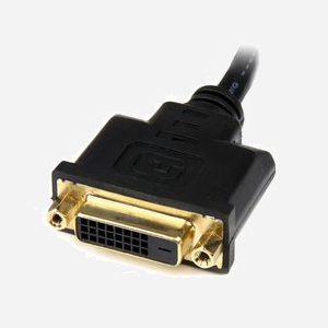StarTech.com Adaptateur Vidéo HDMI Mâle vers DVI-D Femelle 20cm - Résolution 1920x1200, Contacts Or, Blindage Aluminium Mylar Foil - Miniature 3