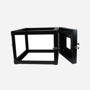 StarTech.com RK619WALLOH Rack Mural Réseau 6U Charnière 19" Profondeur 50.2cm 4 Montants Acier Charge 49.8kg Conforme EIA/ECA-310-E - Miniature 3