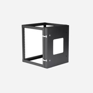StarTech.com Rack Mural Réseau 12U 4 Montants Charnières 19" Profondeur 50.7cm Acier Noir Charge 63.4kg EIA-310-D RoHS CE UL TAA RK1219WALLOH - Miniature 3