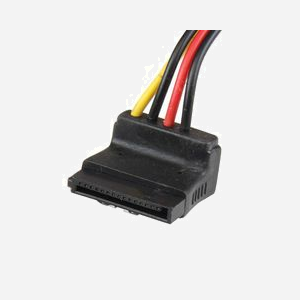StarTech.com Câble Répartiteur Alimentation LP4 vers 2x SATA 15 Pin (Femelle) Angle Droit, Verrouillage - 30cm, Molex (Mâle), RoHS, CE, REACH - Miniature 3