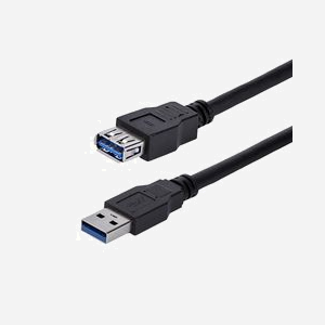 StarTech.com Câble Extension USB 3.2 Gen 1 USB A Mâle vers USB A Femelle 1m Noir - Débit 5Gbps - AWG28 - USB3SEXT1MBK