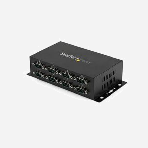 StarTech.com Hub USB 2.0 vers Série RS232 8 Ports ICUSB2328I, Montage Rail DIN/Mural, Chipset FTDI FT232RL, 921.6 Kbps, Windows/macOS/Linux - Miniature 1