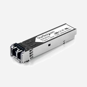 StarTech.com SFP SFPGESST Transceiver 1000BASE-SX Fibre Multimode LC 550m 850nm Compatible Cisco SFP-GE-S avec DDM - Miniature 1