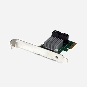 StarTech.com Carte Contrôleur RAID PCIe 2.0 SATA III 6Gbps 4 ports HyperDuo (Marvell 88SE9230), RAID 0/1/10, Support SSD, Windows/macOS/Linux - Miniature 1