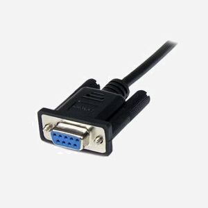 StarTech.com Câble Null Modem Croisé Série RS232 DB9 2m Noir, Connecteurs DB9 Mâle/Femelle, AWG 28, Certifié CE/RoHS, SCNM9FM2MBK - Miniature 2