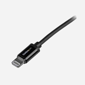 StarTech.com Câble Lightning vers USB A 1m Noir - Connecteurs Mâle/Mâle - Compatible iPhone/iPad/iPod - PVC - Contacts Nickel - USBLT1MB - Miniature 2