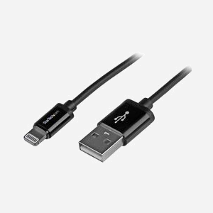 StarTech.com Câble Lightning vers USB A 1m Noir - Connecteurs Mâle/Mâle - Compatible iPhone/iPad/iPod - PVC - Contacts Nickel - USBLT1MB - Miniature 4