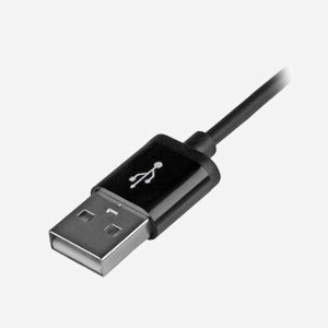 StarTech.com Câble Lightning vers USB A 1m Noir - Connecteurs Mâle/Mâle - Compatible iPhone/iPad/iPod - PVC - Contacts Nickel - USBLT1MB - Miniature 3