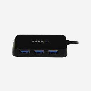 StarTech.com Hub USB 3.2 Gen 1 (5Gbps) ST4300MINU3B - 4 ports Type-A, câble intégré 0.145m, chipset Genesys Logic GL3522, noir, compatible Windows/macOS - Miniature 2