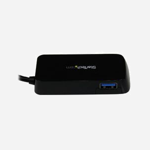 StarTech.com Hub USB 3.2 Gen 1 (5Gbps) ST4300MINU3B - 4 ports Type-A, câble intégré 0.145m, chipset Genesys Logic GL3522, noir, compatible Windows/macOS - Miniature 3