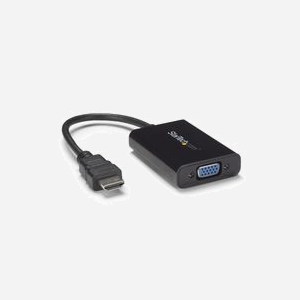 StarTech.com HD2VGAA2 Adaptateur HDMI vers VGA 1080p avec Audio, Convertisseur Vidéo Actif, 1920x1080 60Hz, RoHS, Noir