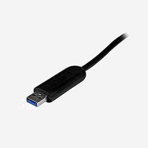 StarTech.com Hub USB 3.2 Gen 1 (5Gbps) Portable 4 Ports Type-A avec câble intégré 25cm - Chipset VLI VL812 - Noir - ST4300PBU3 - Miniature 3