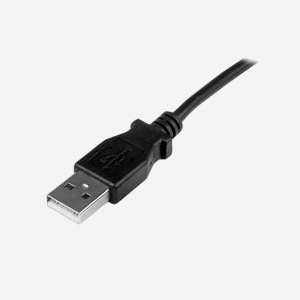 StarTech.com Câble USB 2.0 A vers Mini-USB B 1m, Angle 90° vers le haut, 480 Mbit/s, Connecteurs mâles nickelés, PVC, RoHS, Noir - Miniature 3