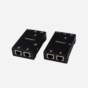 StarTech.com Extender HDMI sur Cat5e/Cat6 ST121SHD50, jusqu'à 50m, 1920x1080, Power over Cable (POC), ports RJ45, EDID, noir, aluminium - Miniature 1