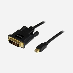 StarTech.com Câble Mini DisplayPort vers DVI 3m, mDP 1.2 vers DVI-D, 1920x1200, Adaptateur Passif, Connecteurs Mâle/Mâle, Noir, Ref: MDP2DVIMM10B