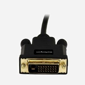 StarTech.com Câble Mini DisplayPort vers DVI 3m, mDP 1.2 vers DVI-D, 1920x1200, Adaptateur Passif, Connecteurs Mâle/Mâle, Noir, Ref: MDP2DVIMM10B - Miniature 3