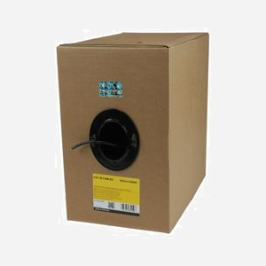StarTech.com WIR5ECMRBK Câble Ethernet Cat5e 305m Solide U/UTP CMR Noir AWG24 350MHz PVC - Conforme RoHS et UL - Miniature 1