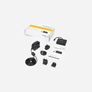 StarTech.com Hub MST Mini DisplayPort vers 3x DisplayPort - Résolution jusqu'à 3840x2160 - Compatible Windows - MSTMDP123DP - Miniature 4