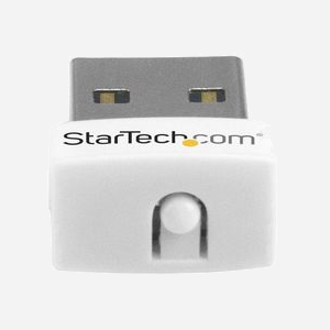 StarTech.com USB150WN1X1W : Adaptateur USB WiFi N 150 Mbps, 802.11b/g/n, Bande 2.4 GHz, Chipset Realtek RTL8188EUS, Sécurité WEP/WPA/WPA2, Windows/macOS/Linux - Miniature 2