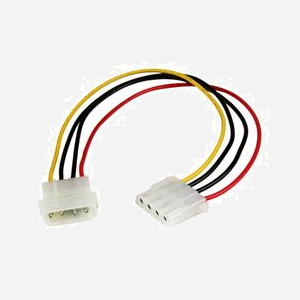 StarTech.com Rallonge d'Alimentation Molex LP4 30cm - Connecteurs LP4 Mâle/Femelle - Câble d'Extension LP4 4-Pin - RoHS/CE/REACH