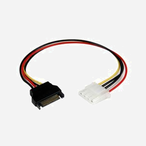 StarTech.com Adaptateur Alimentation SATA vers LP4 30cm, Connecteurs Mâle/Femelle, RoHS, CE, REACH, LP4SATAFM12, Longueur 0.3048m, 15-Pin/4-Pin - Miniature 1