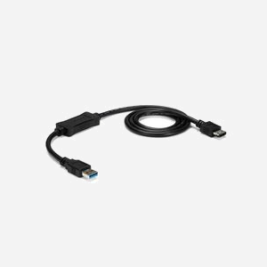 StarTech.com Adaptateur USB 3.0 vers eSATA - SATA 6Gb/s - Connecteurs USB-A mâle / eSATA femelle - Longueur 91cm - Chipset ASMedia ASM1053E